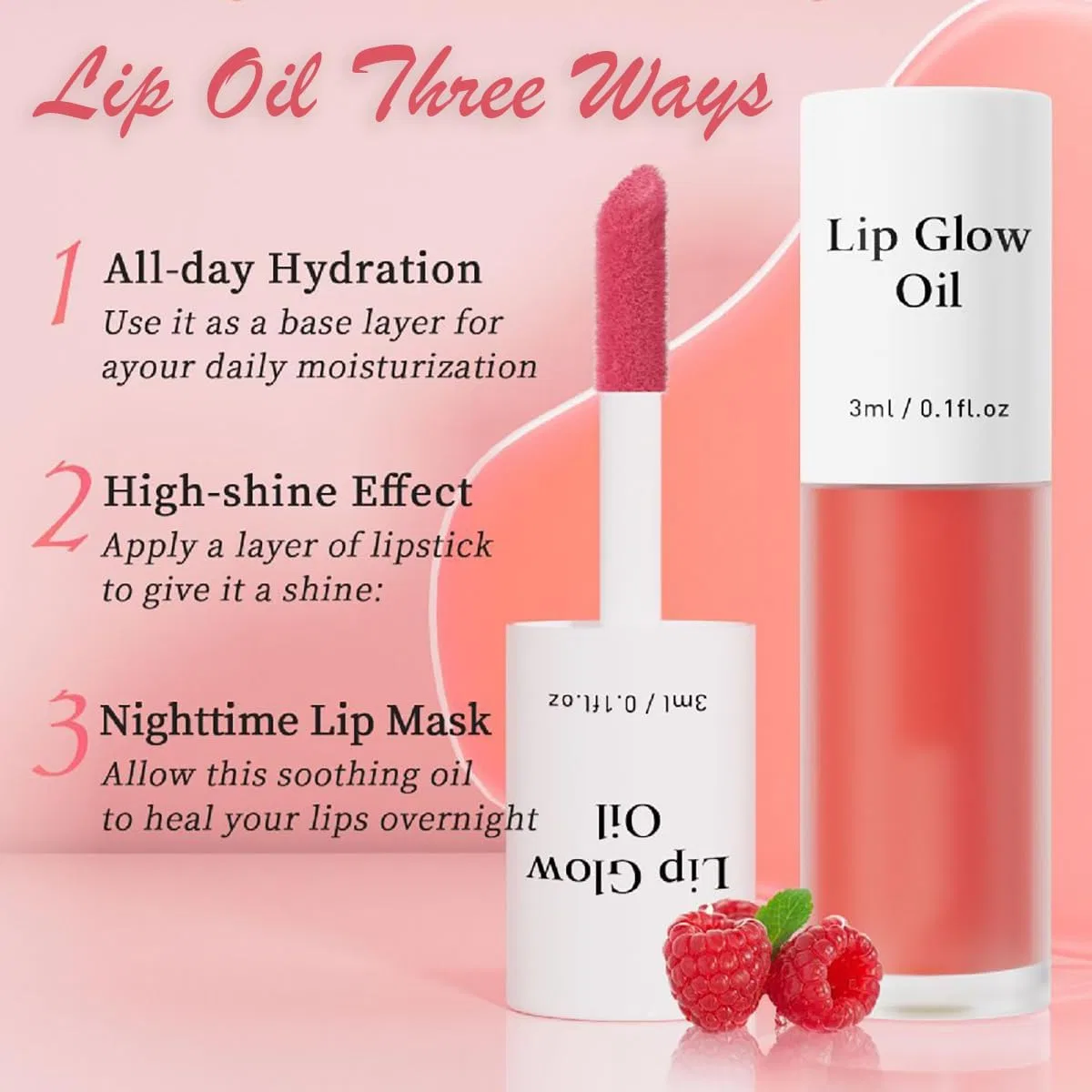 Масло для губ Lip Oil с ароматом кокоса Tiejdhr 3 мл — фото 4