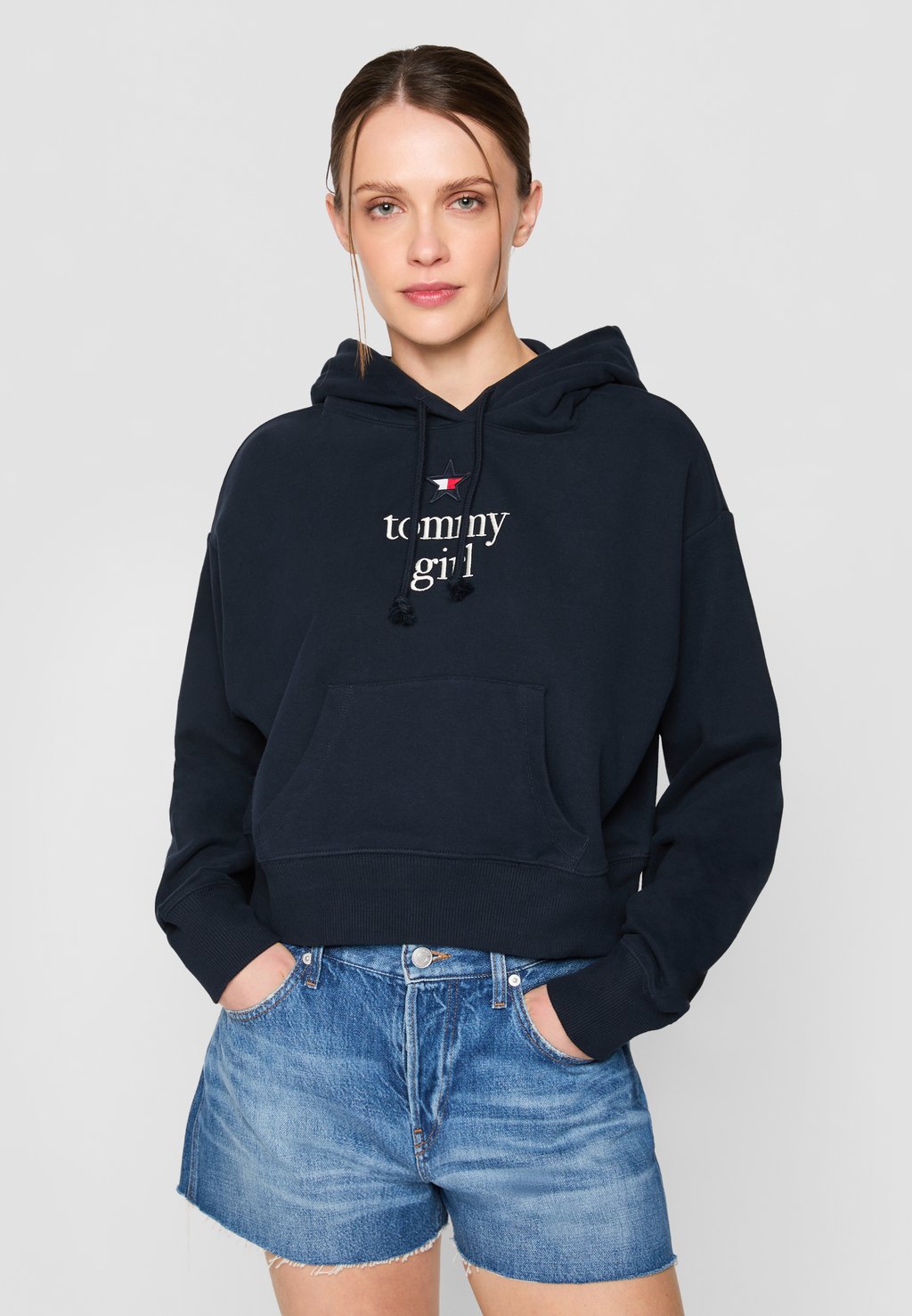 

Толстовка EXCLUSIVE GIRL HOODIE - Hoodie Tommy Jeans, темно-синий