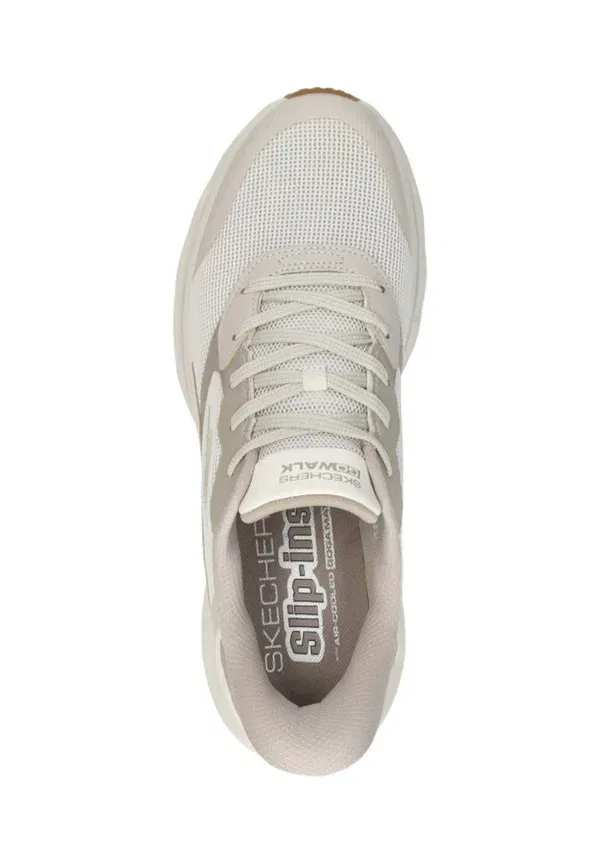 Кроссовки Slip ins go walk glide trainers Skechers, бежево-белый — фото 3