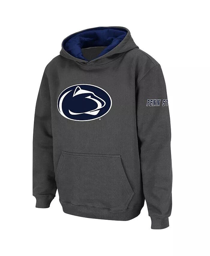 Пуловер с капюшоном и большим логотипом Big Boys Penn State Nittany Lions Stadium Athletic, белый — фото 2