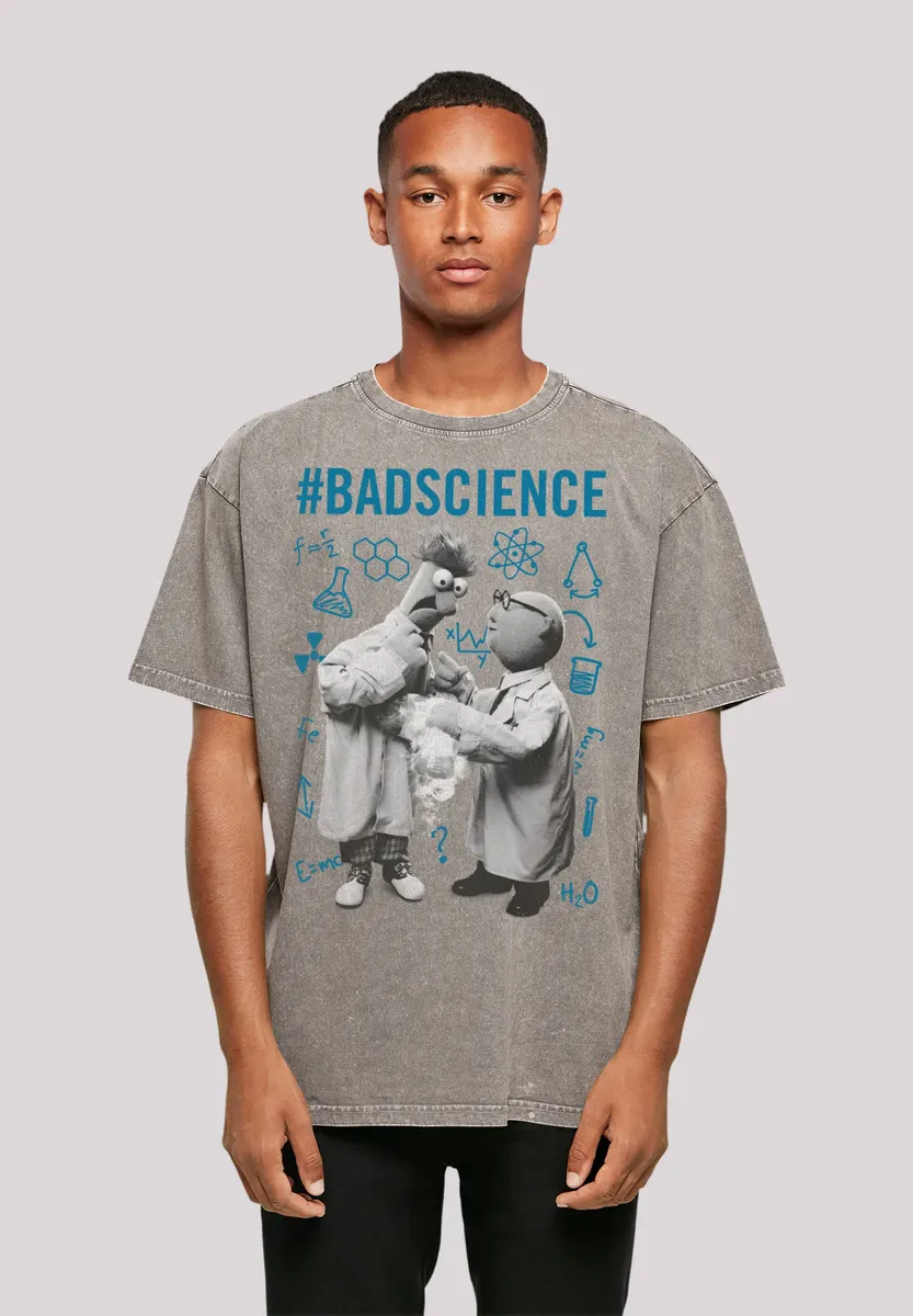 

Футболка F4NT4STIC "Disney Muppets #BadScience", премиум качество, цвет Asphalt