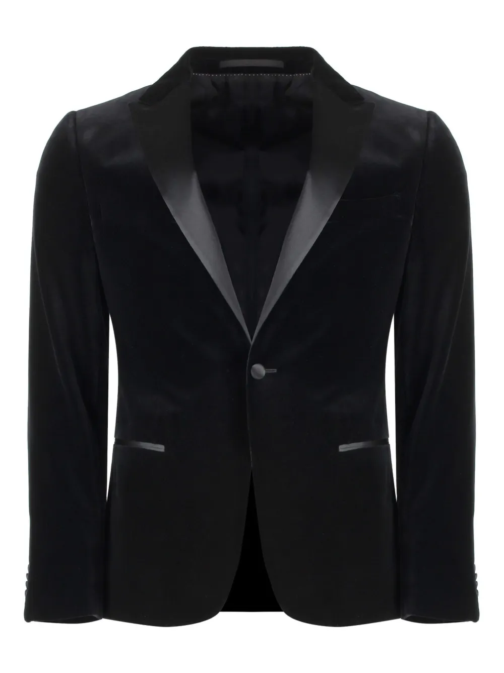 

Бархатный пиджак Zegna, черный