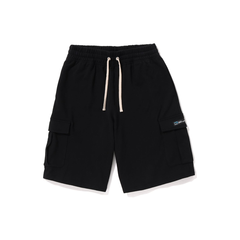

Спортивные шорты Bape с 6 карманами и широким кроем A BATHING APE, Black BKX
