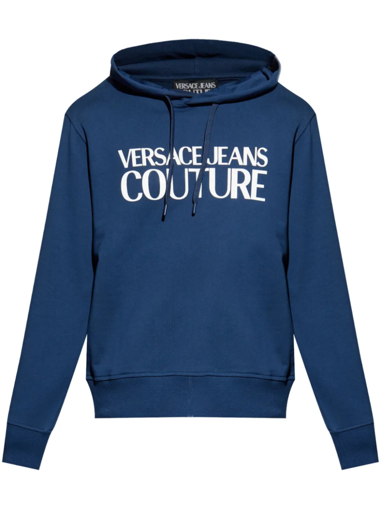 

Толстовка с капюшоном и логотипом Versace Jeans Couture, синий