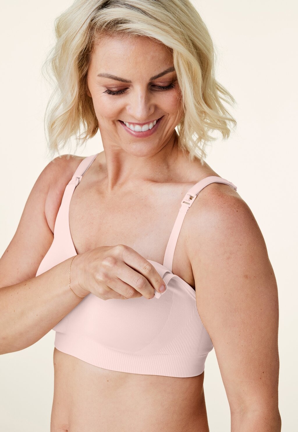 

Бюстгальтер BODY SILK SEAMLESS NURSING Bravado Designs, светло-розовый