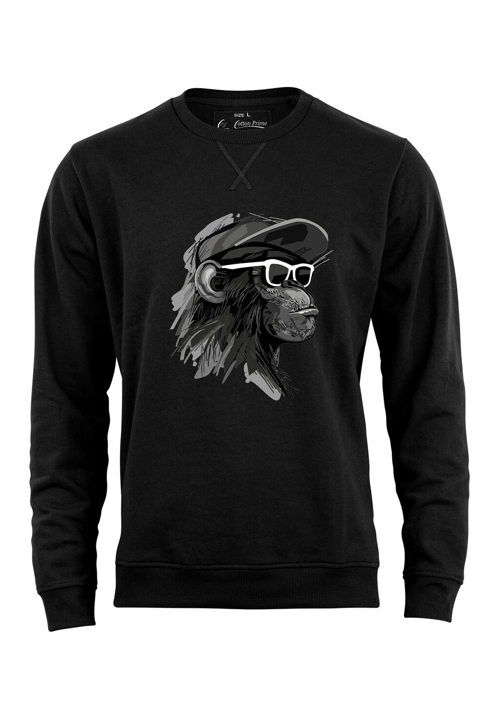

Толстовка COOL MONKEY MIT BRILLE Cotton Prime, черный