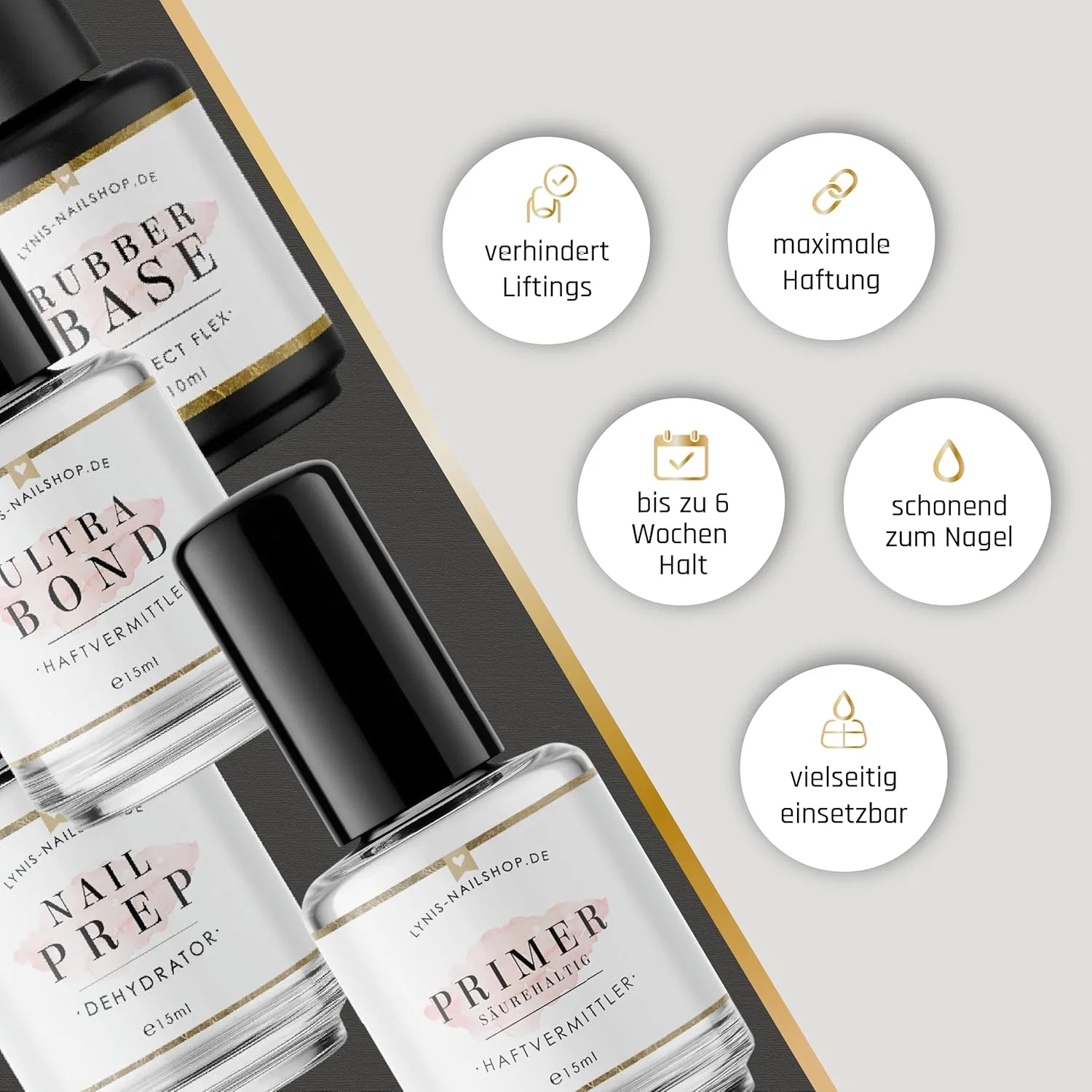 Набор праймеров Lynis-Nailshop.de для наращивания ногтей Lynis Nailshop — фото 3