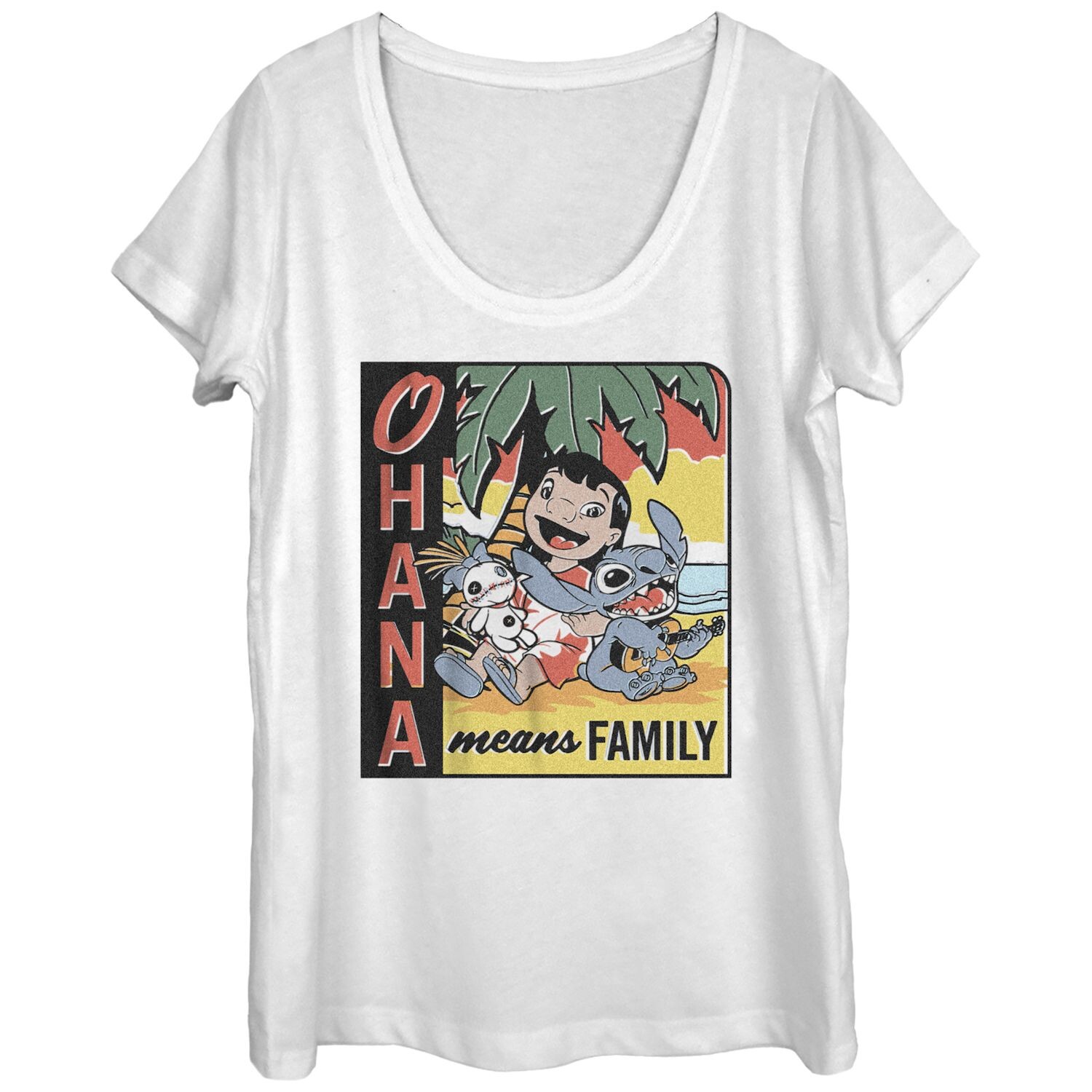 

Футболка Disney's Juniors Lilo & Stitch Ohana Means Family Licensed Character