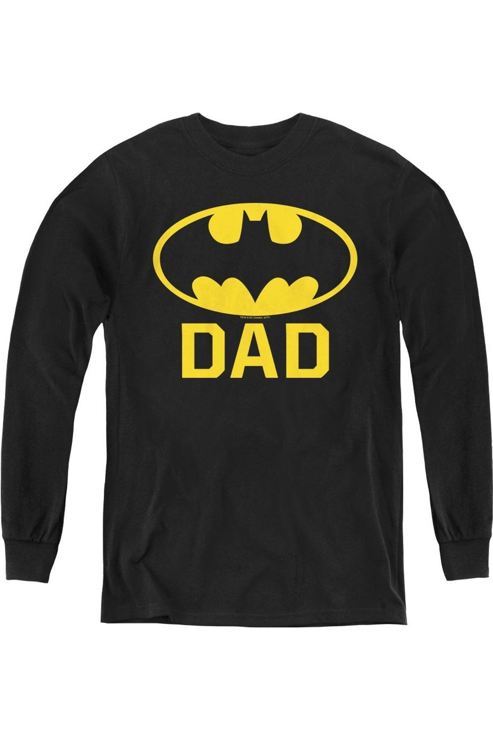 

Футболка с длинным рукавом Batman Bat Dad для детей Gildan, черный