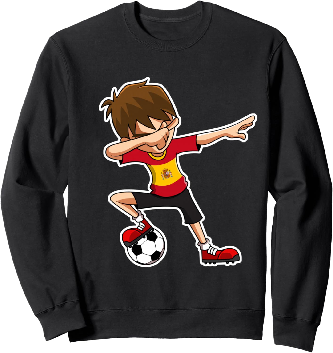 

Толстовка с надписью Dab для мальчика, занимающегося футболом, черная Dabbing World Soccer Team Fc, Черный, Толстовка с надписью Dab для мальчика, занимающегося футболом, черная Dabbing World Soccer Team Fc