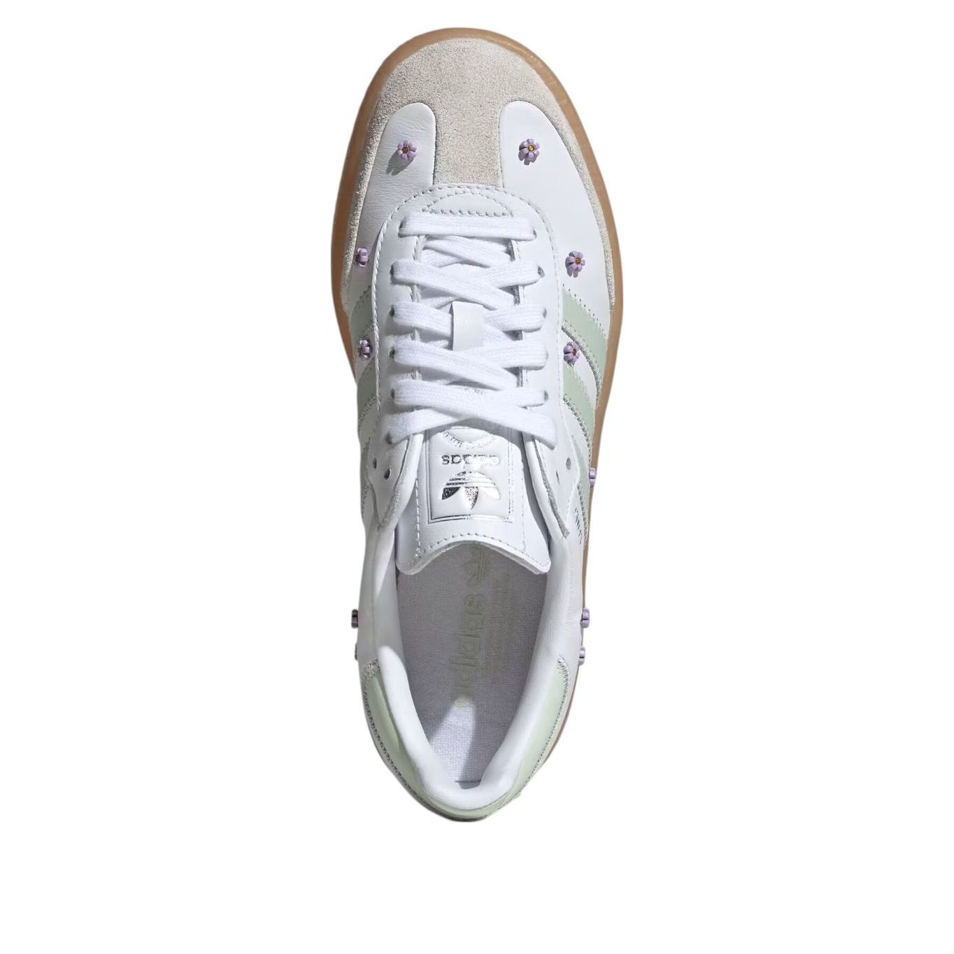 Кроссовки (WMNS) adidas Sambae 'Cloud White Linen Green Gum' — фото 4