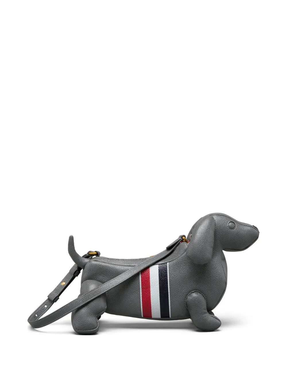 

Кроссбоди сумка hector из зернистой кожи THOM BROWNE, серый