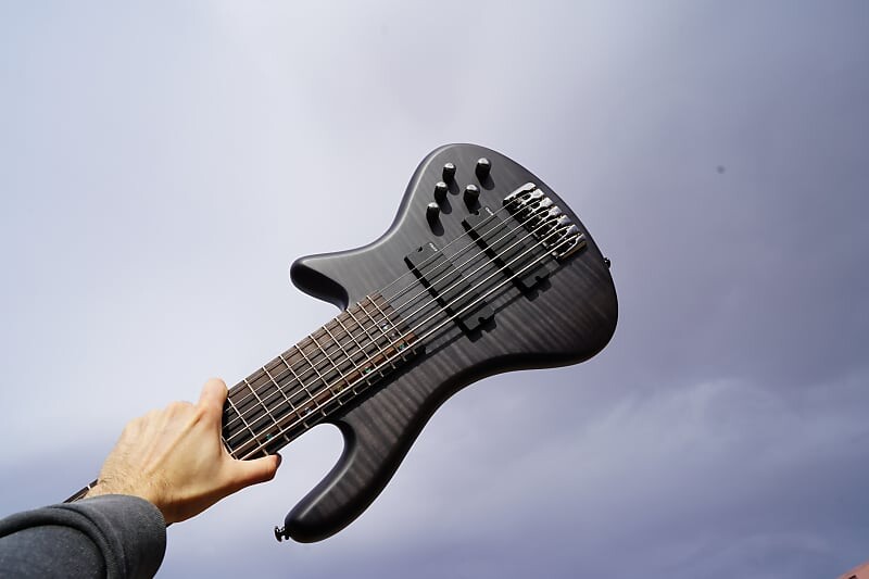 

Басс гитара Schecter DIAMOND SERIES Stiletto Studio-6 - See Thru Black Satin 6-String Electric Bass Guitar