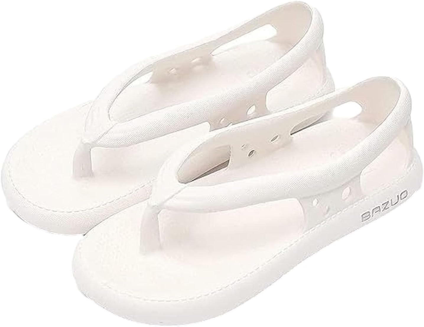

Сандалии YeeKeniO Bazuo, шлепанцы Bazuo, сандалии Bazuo для женщин, сандалии Bazuo для мужчин, шлепанцы с толстой подошвой EVA, нескользящие, быстросохнущие, белый