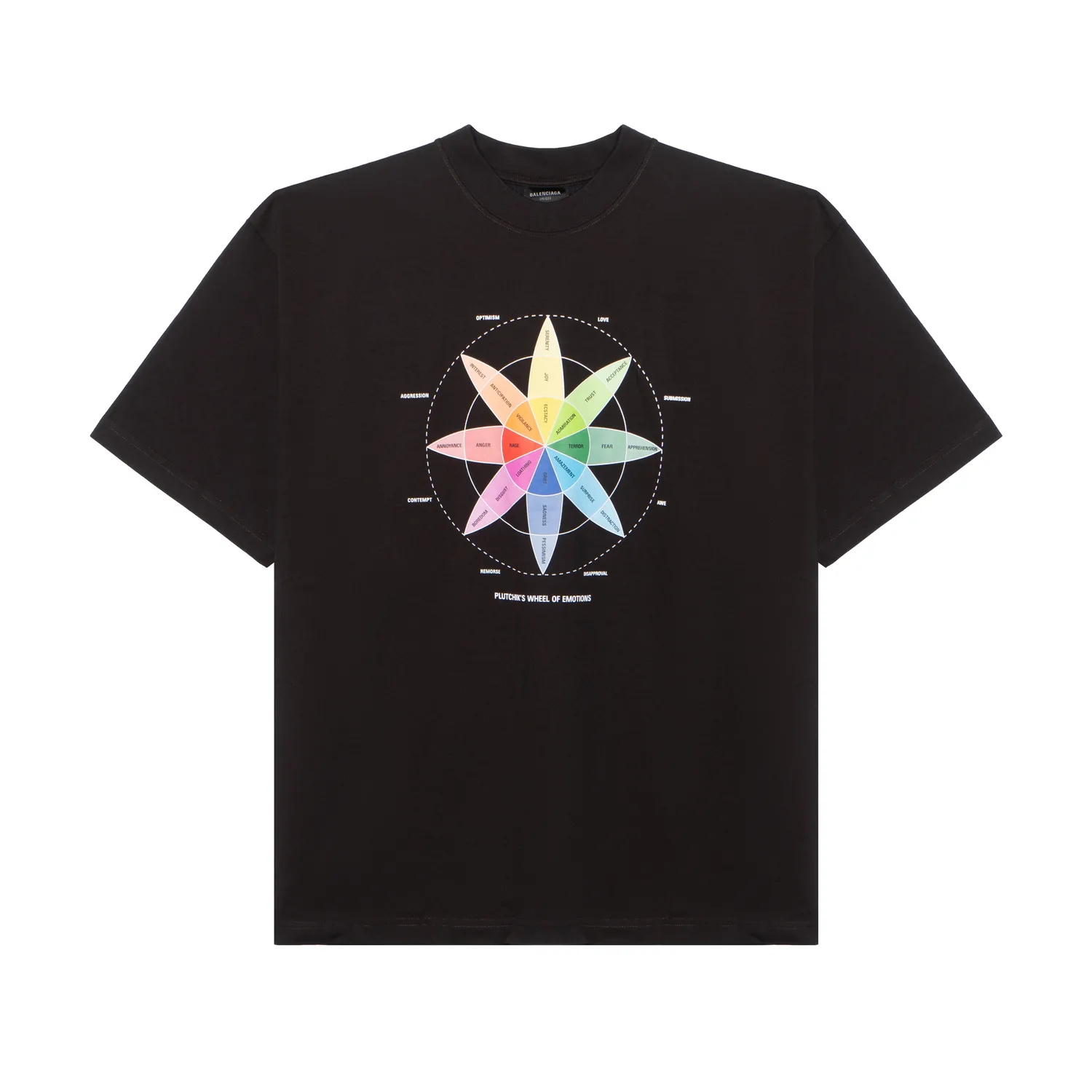 Футболка How Do You Feel Medium Fit Balenciaga, черный
