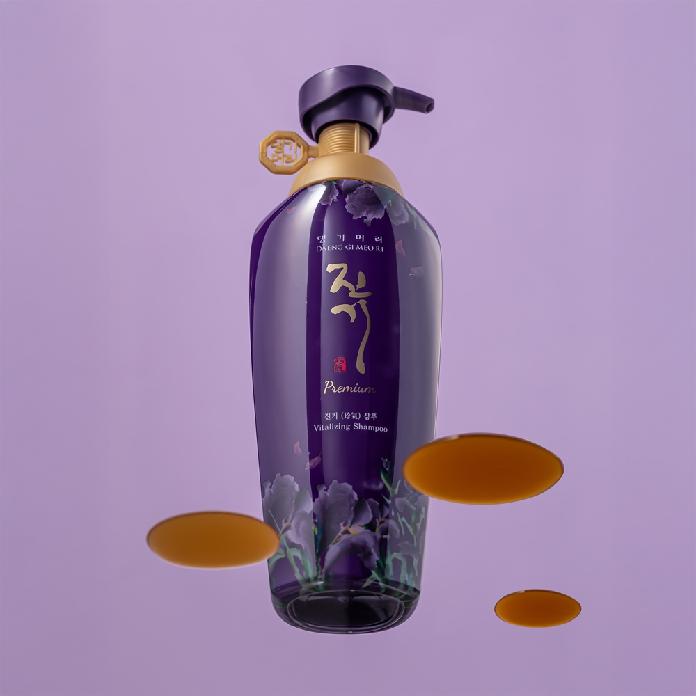 Jin gi premium vitalizing shampoo восстанавливающий шампунь для сильно поврежденных и ломких волос, стимулятор роста волос Daeng Gi Meo Ri, 500 мл — фото 4