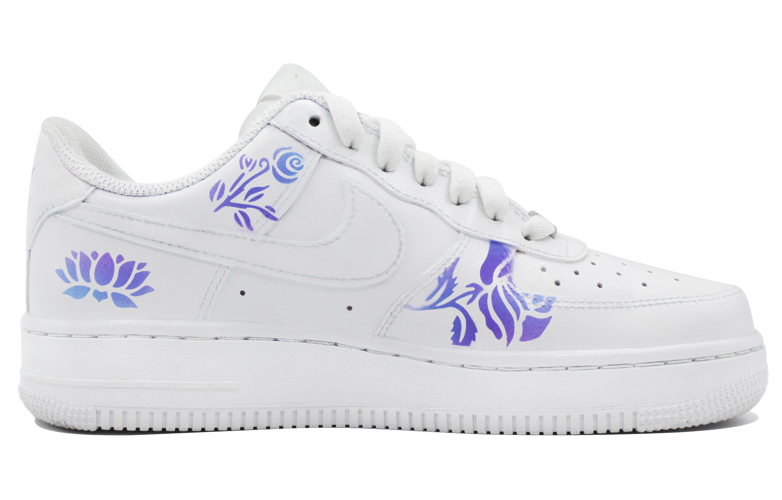 

Кроссовки Nike Air Force 1 Skateboard Shoes Women's Low-Top Blue Purple