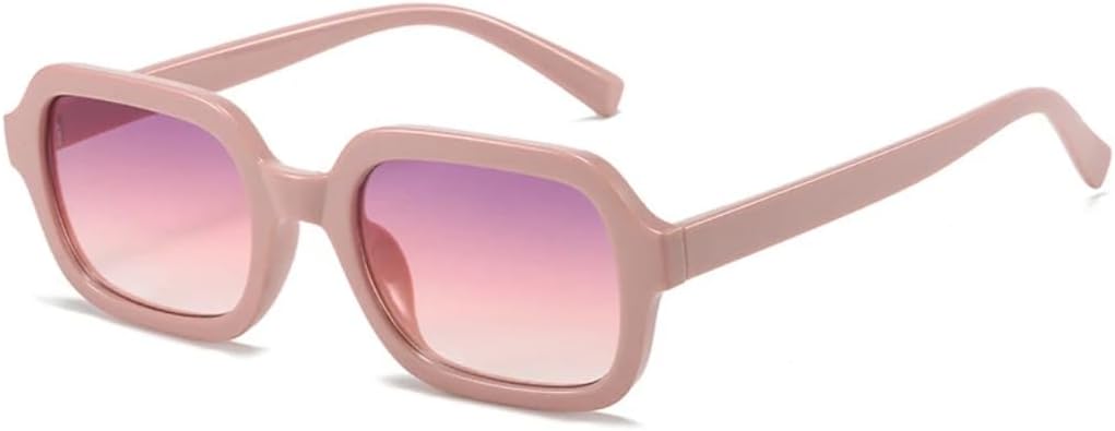 

Солнцезащитные очки для мужчин и женщин - защита UV400 - леопардовый принт, маленькая оправа, градиентные линзы, для занятий спортом на открытом воздухе и вождения DSVIGF, Pink Purple Pink