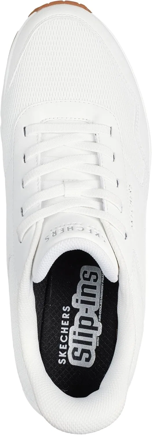 Мужские кроссовки Skechers UNO Banksia Hands Free Slip-in Trainers, White Opulent Garden — фото 2
