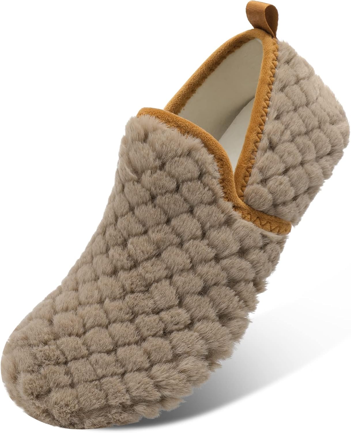 

Унисекс тапочки Scurtain для взрослых с резиновой подошвой, темно-коричневый