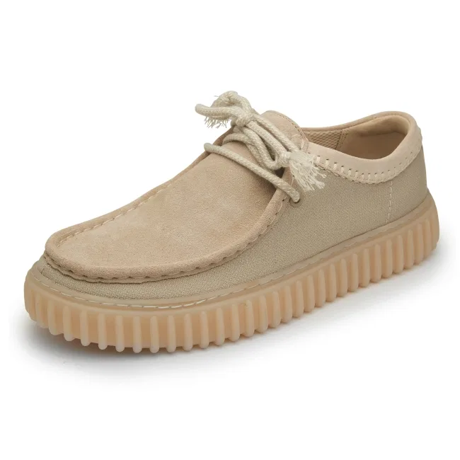 Мужские бежевые туфли Clarks Thorhill Low из натуральной коровьей кожи