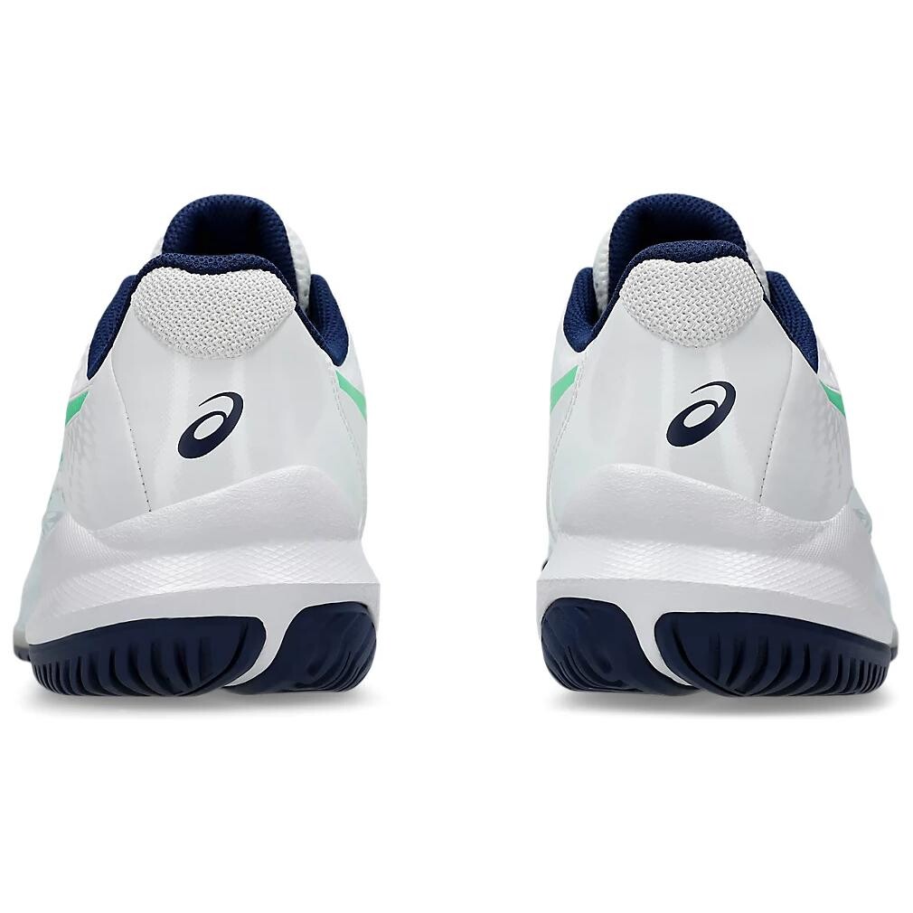 Теннисные кроссовки Gel-Challenger 14 мужские с низким верхом белые/зеленые Asics — фото 4