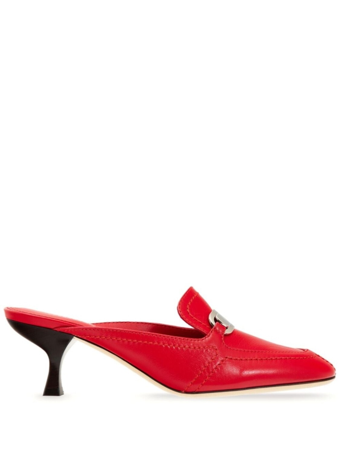 Ferragamo мюли на каблуке-рюмке, красный