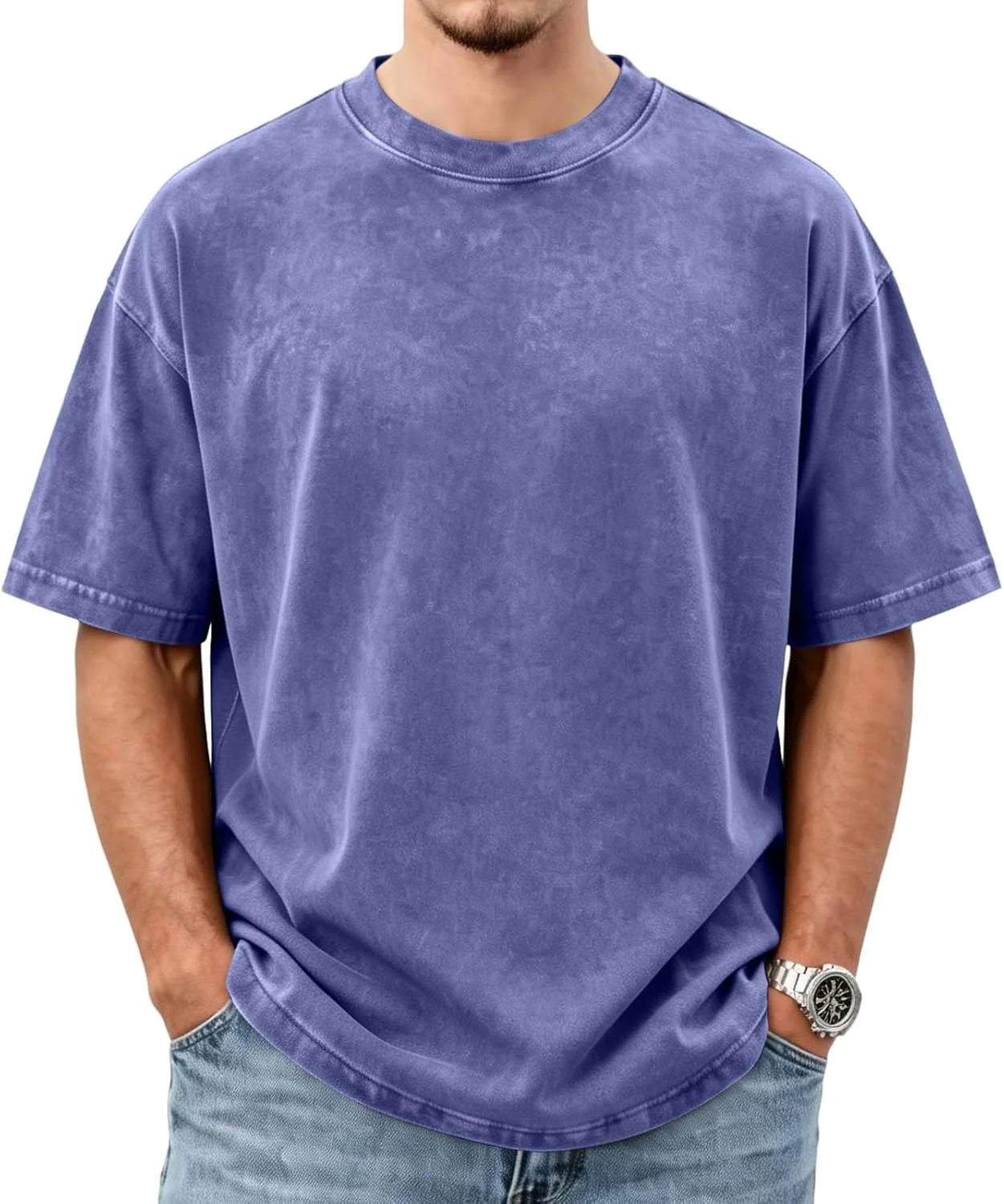 

Мужская модная футболка с круглым вырезом Big and Tall HYYGOCCTV