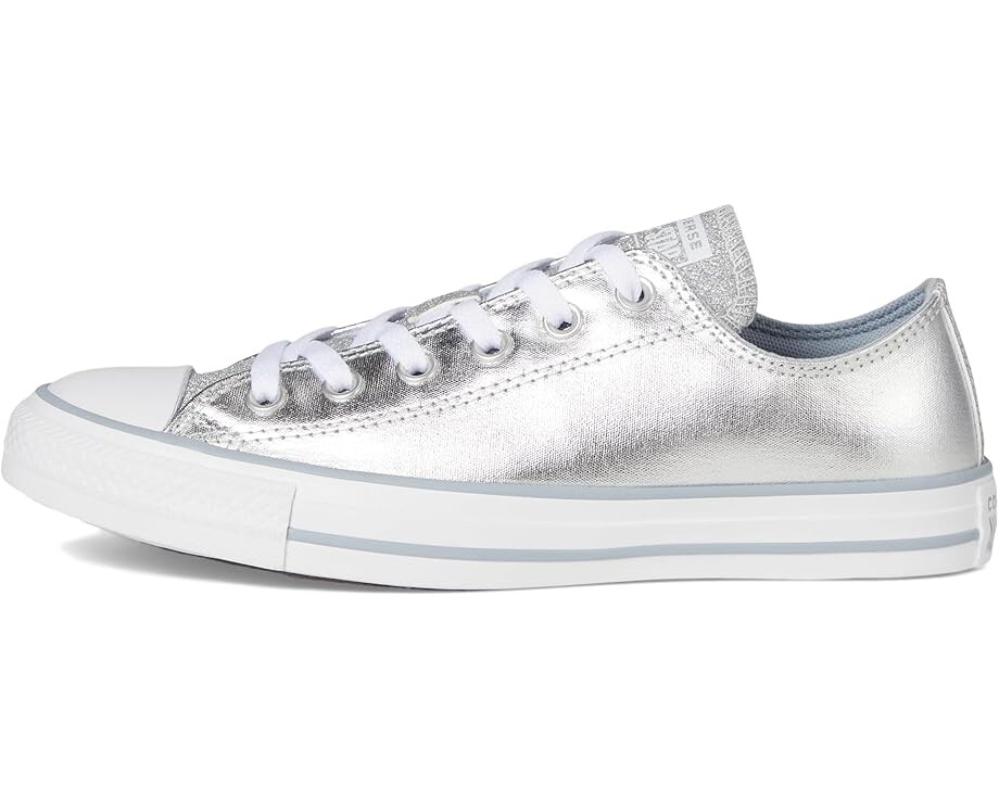 Кроссовки Converse Chuck Taylor All Star Low Top Sparkle Sneaker, цвет Metallic Granite/White — фото 4