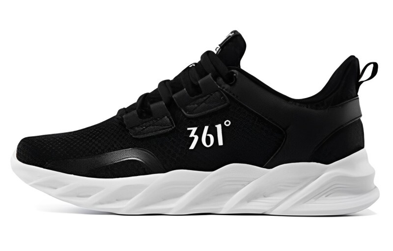 

Кроссовки женские низкие Obsidian Black / 361 Degrees White 361°