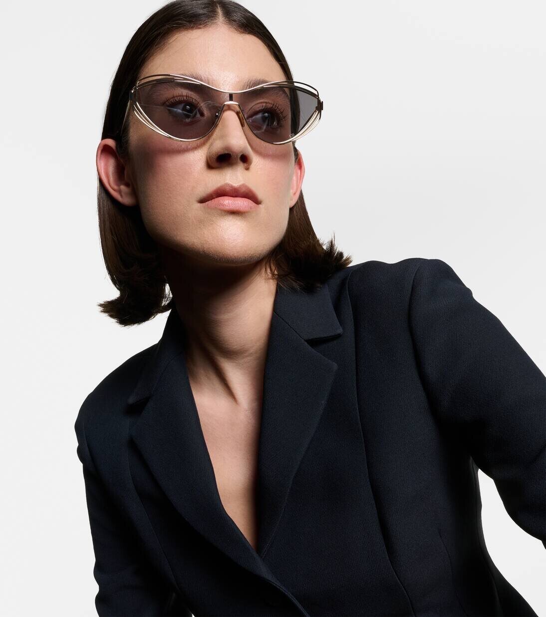 Солнцезащитные очки FilDior M1U «кошачий глаз» Dior Eyewear — фото 3