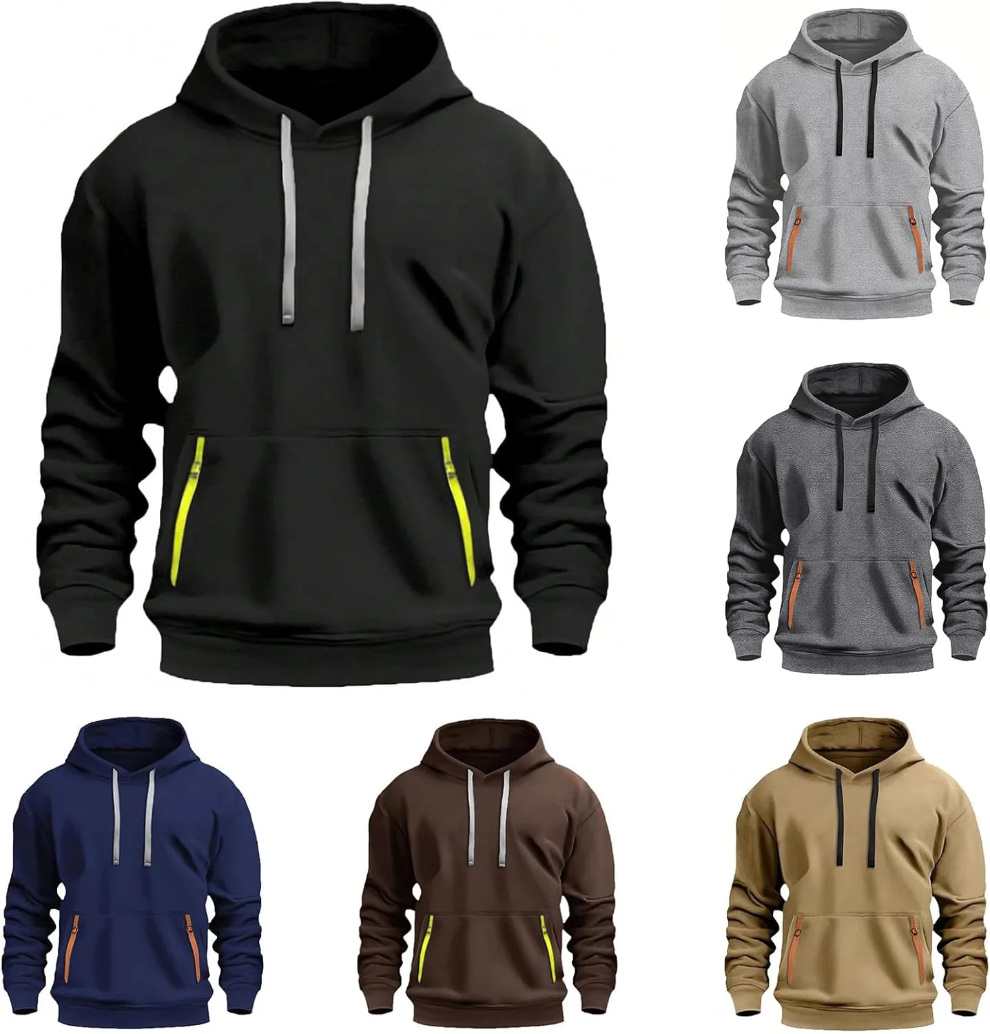 

Wankang тактическая толстовка с капюшоном, утолщенная, с карманом