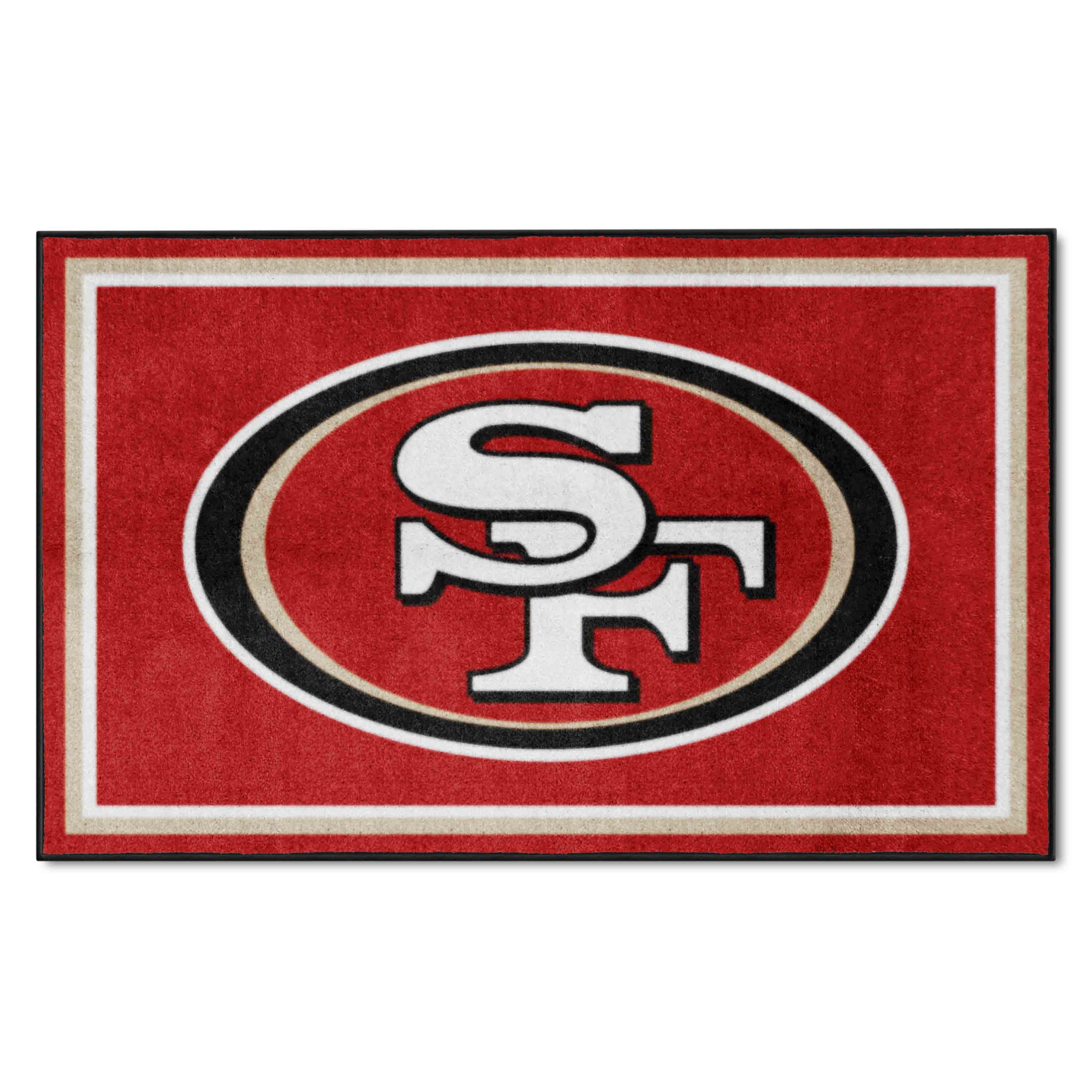 

Ковер San Francisco 49ers 4x6 футов, разноцветный