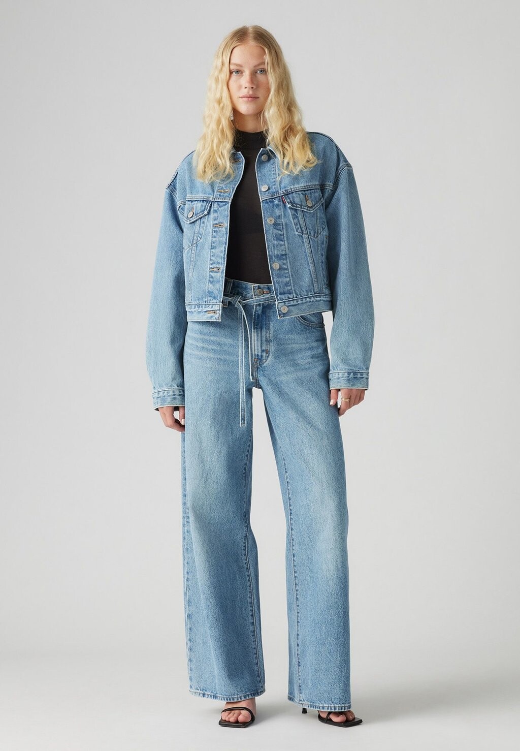 Джинсы свободного кроя XL STRAIGHT Levi's, светло-голубой деним — фото 3