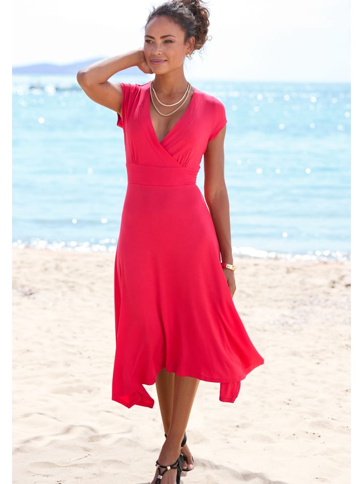 

Короткое платье Beach Time, красный