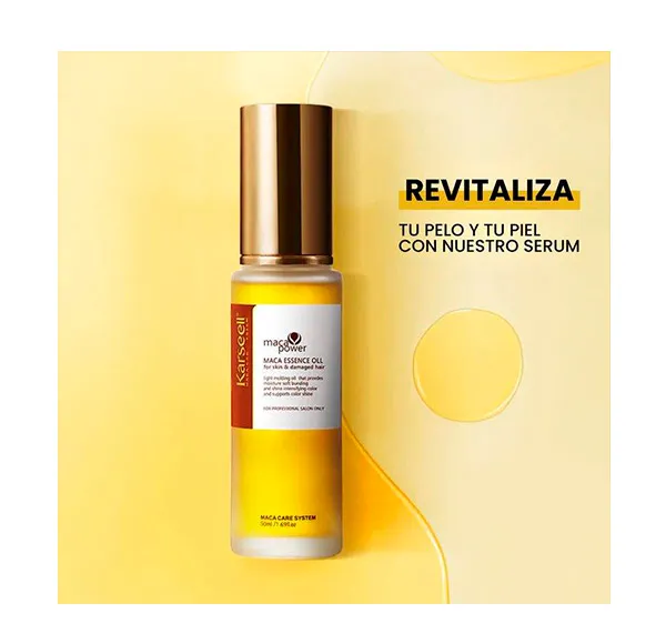 Сыворотка для волос с маслом арганы Maca Essence Oil Karseell, 50 ml — фото 3