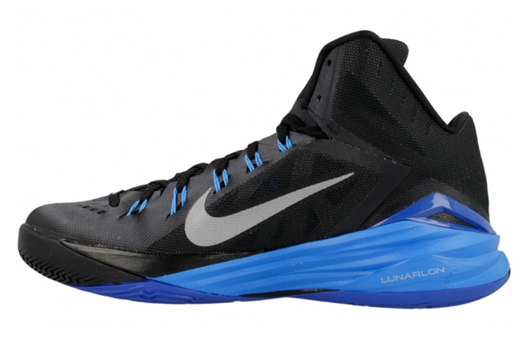 

Баскетбольные кроссовки Hyperdunk 2014, мужские, высокие, синие/черные Nike