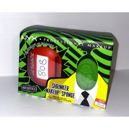 

Спонж для макияжа Beetlejuice Shrinker с дорожным футляром NYX