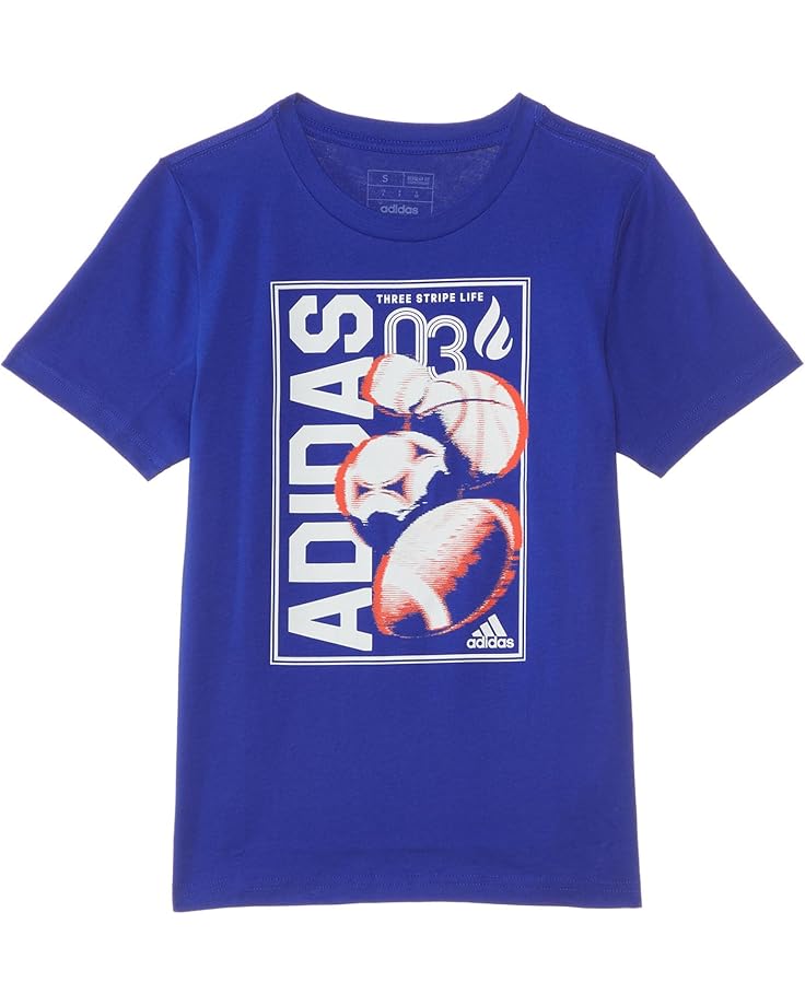 

Футболка adidas Kids SS Global Sport Tee(Big Kid), цвет Blue Royal