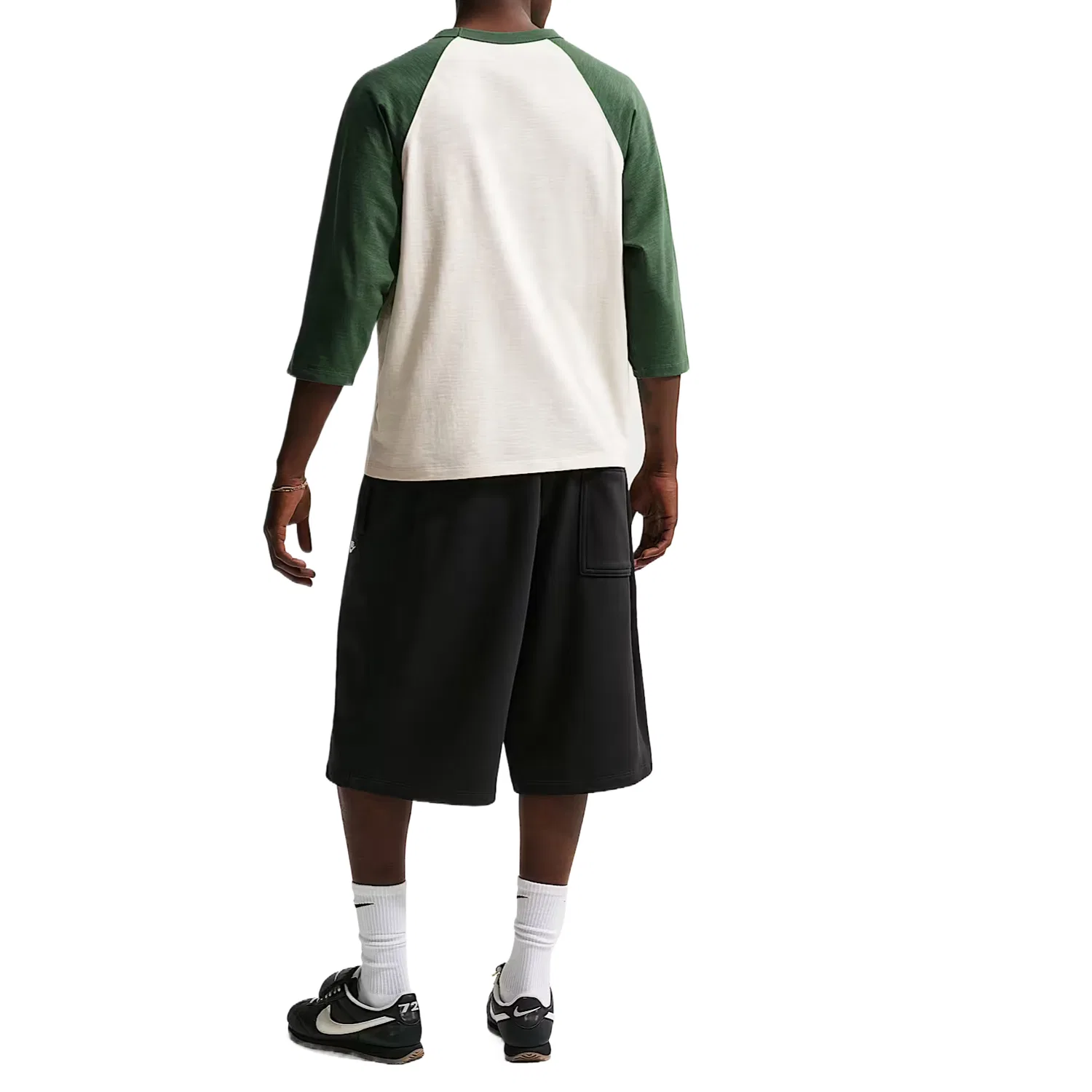 Спортивные шорты Sportswear Club Casual, мужские Nike, Black/Black/White — фото 4