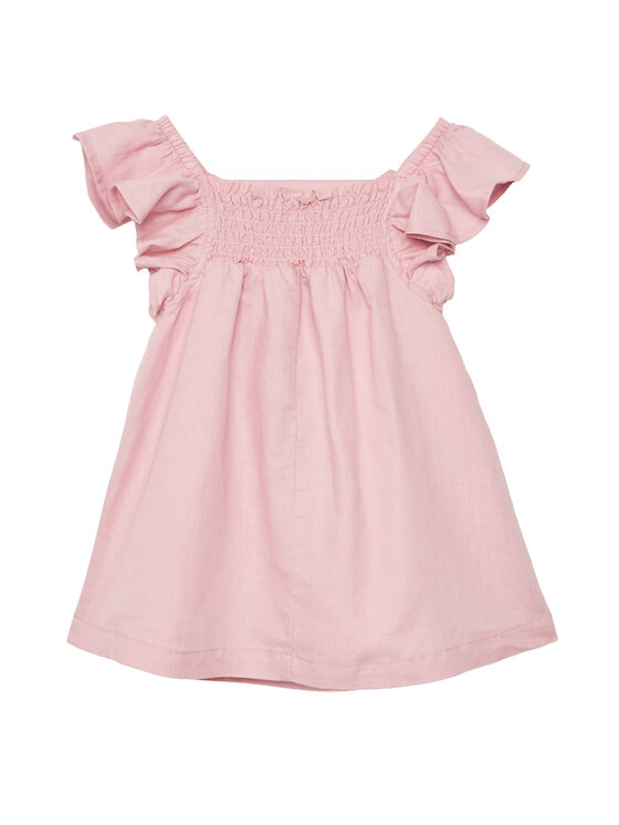 Летнее платье стандартный крой 43WBGV026 United Colors Of Benetton, розовый — фото 2