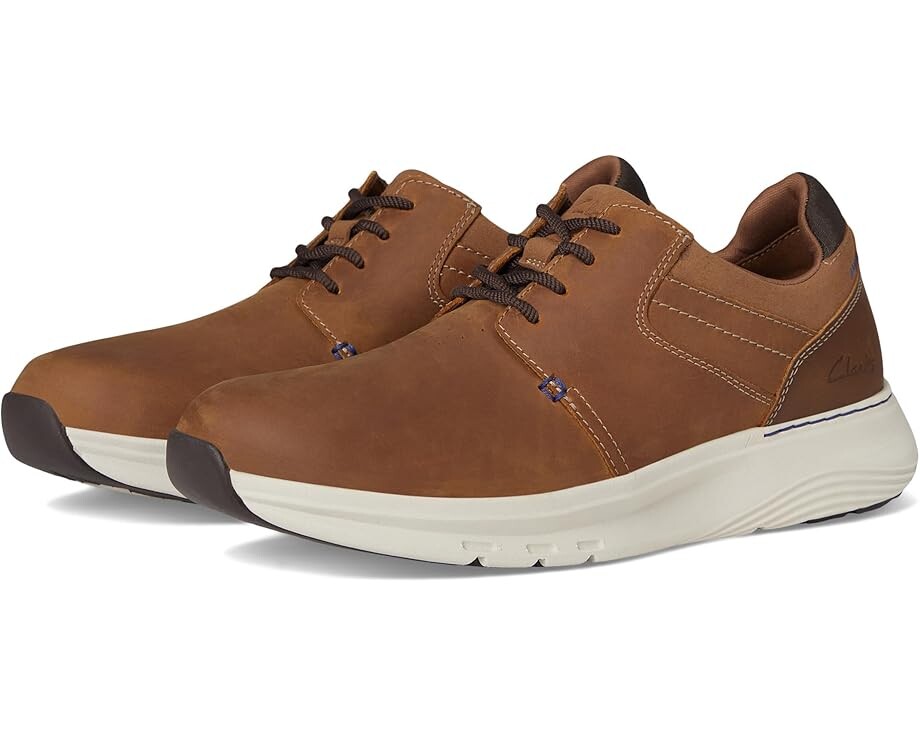 

Кроссовки Clarks Motion Trek Plain Toe, цвет Dark Tan Leather