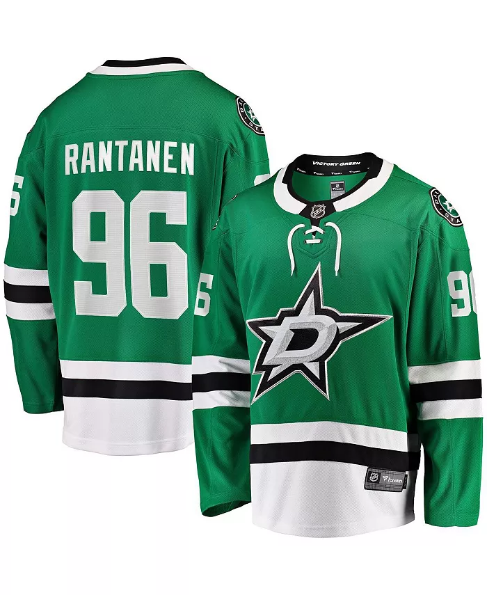 

Мужская домашняя джерси Dallas Stars Breakaway цвета Kelly Green с именем Mikko Rantanen Fanatics
