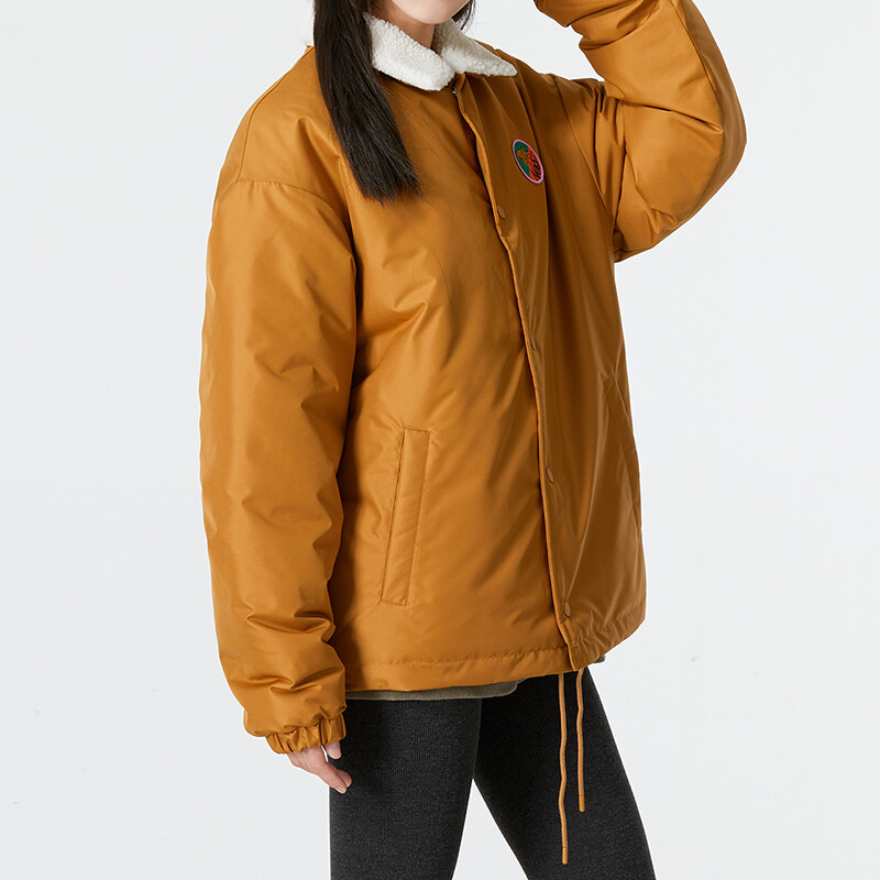 Стеганая куртка унисекс карамельного цвета Adidas, цвет Caramel — фото 4