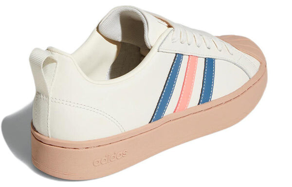 Кроссовки (WMNS) adidas Neo Streetcheck 'Creamwhite Brown Blue', белый — фото 4