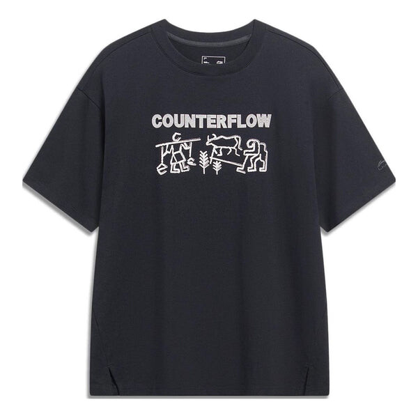 

Футболка с логотипом Counterflow Li-Ning, черный