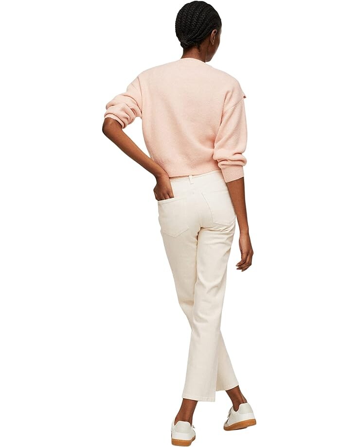 

Свитер MANGO Peanut Ruffle Sweater, цвет Light Pastel Pink