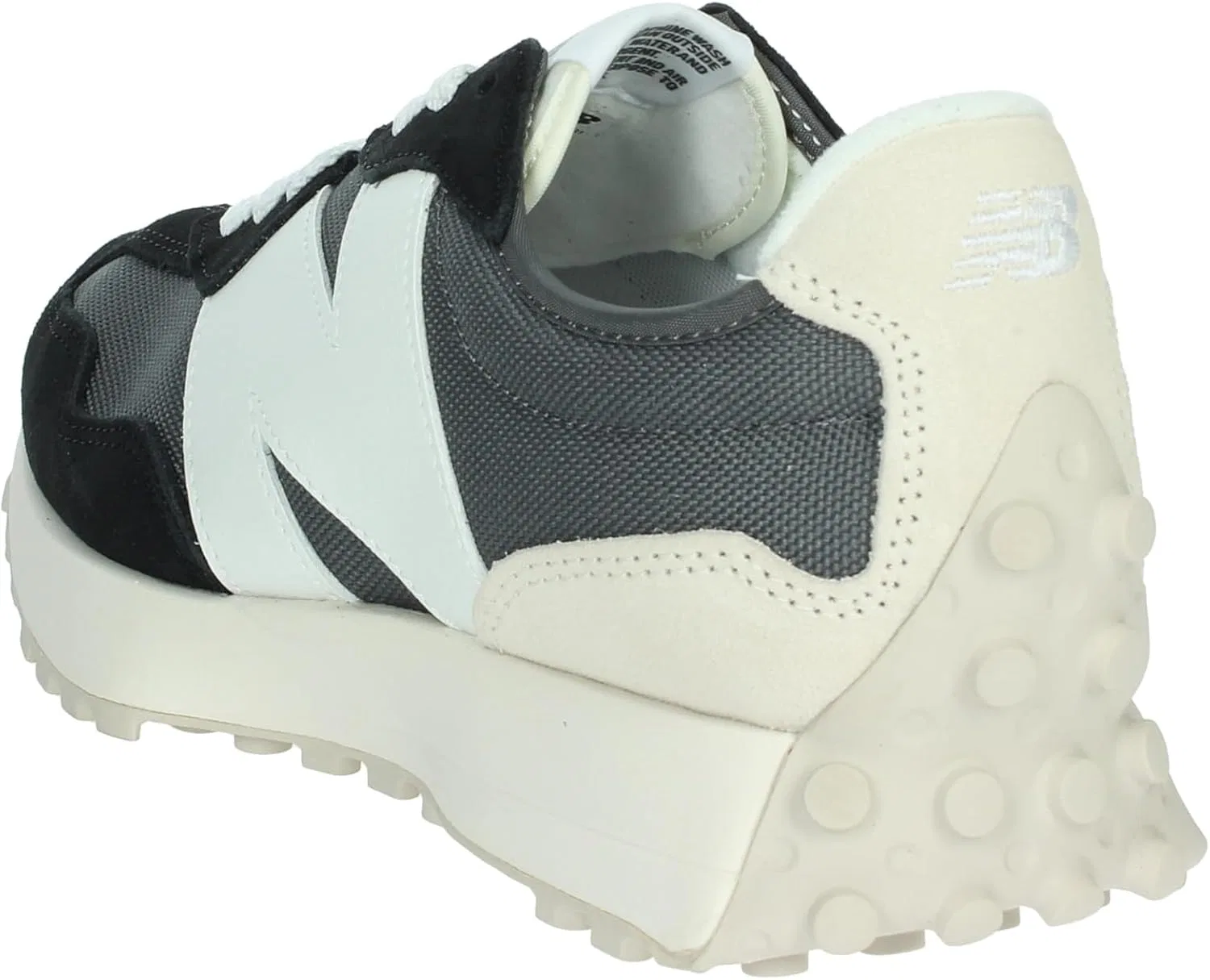 Кроссовки New Balance 327 для мужчин, Black Gray White — фото 2