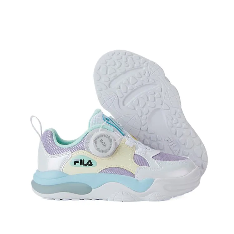 FILA KIDS Детские кроссовки для тренировок BOA Low top цвета светло-лавандовый/ирис — фото 4