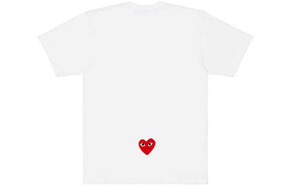 Футболка x cdg crossover logo t-shirt 'white' Comme Des Garcons Play, белый — фото 2